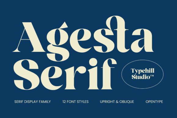 Agesta Serif Font for Elegant Web Design
