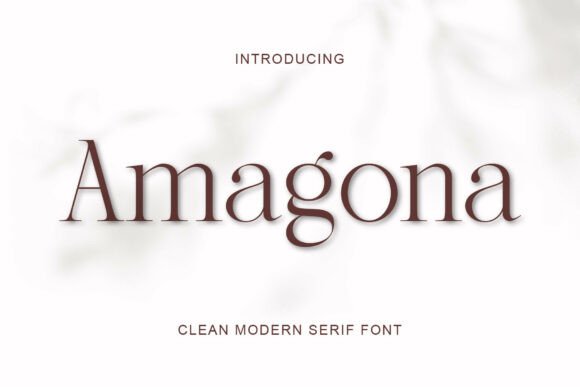 Amagona Font: Elevating Small Business Branding