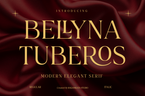 Bellyna Tuberos: A Modern Serif Font for High-End Marketing