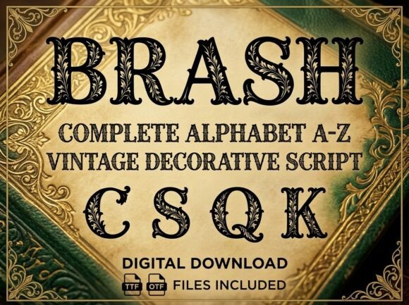 Brash Font: A Regal Display Typeface for Web Design