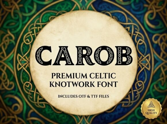 Carob Font: Bold Display Typography for Campaigns