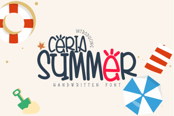 Ceria Summer Font for Vibrant Web Design