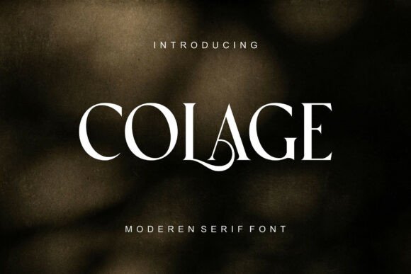 Colage Font: Elegant Serif Branding for Small Business