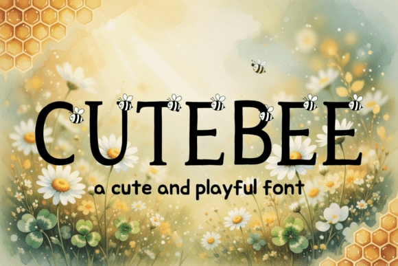 Cutebee Font: Playful Decorative Typography for Digital Campaigns