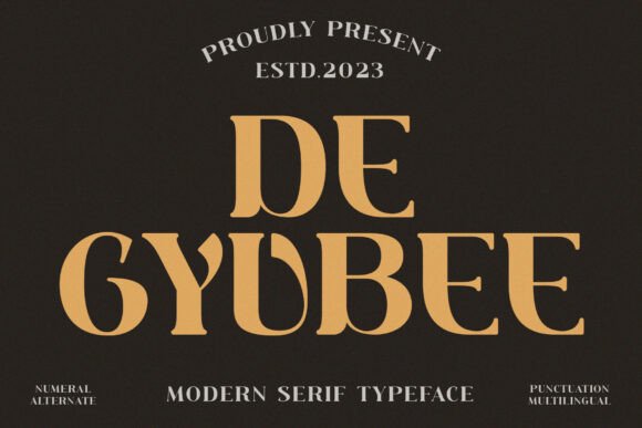 De Gyubee Font for Bold Editorial Design
