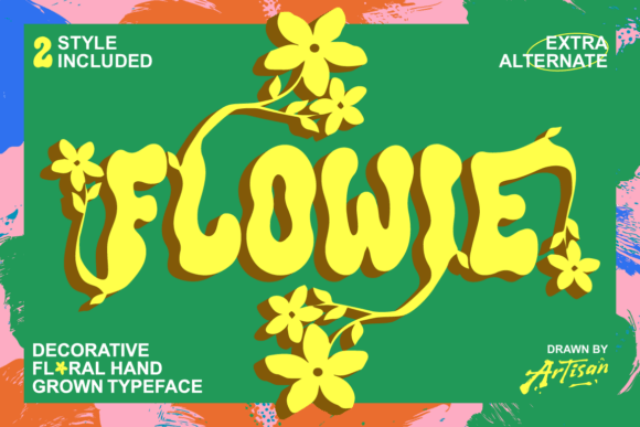 Flowie: A Decorative Font That Elevates Small Business Branding