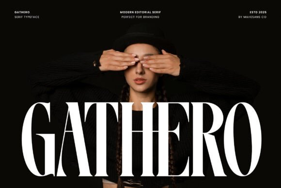 Gathero: A Bold Serif Font for Makers Who Mean Business