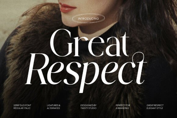 Great Respect Font for Elegant Handmade Products