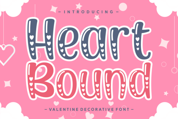 Heart Bound: A Romantic Decorative Font for Love-Inspired Designs