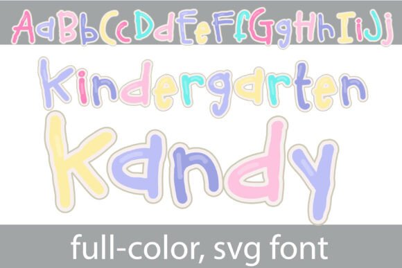 Kindergarten Kandy Font for Playful Editorial Design