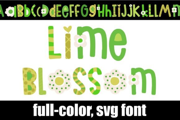 Lime Blossom Font Review for Vibrant Campaign Design