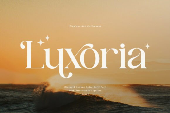 Luxoria Font: Elegant Serif for Luxury Branding