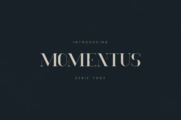 Momentus Font: Elevating Handmade Labels and Packaging