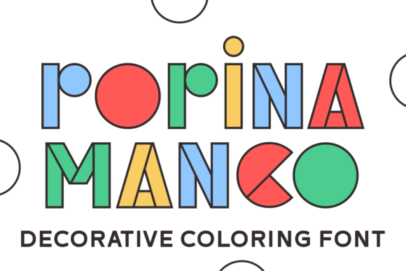 Popina Mango Font: A Creative Outline Typeface for Editorial Design