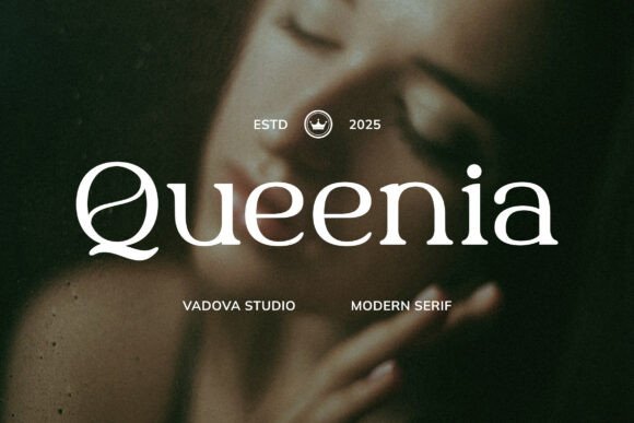 Queenia Font: Elegant Serif for Luxury Crafts