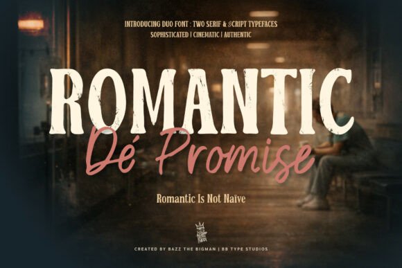 Romantic Dé Promise Duo: Elegant Serif Font Download