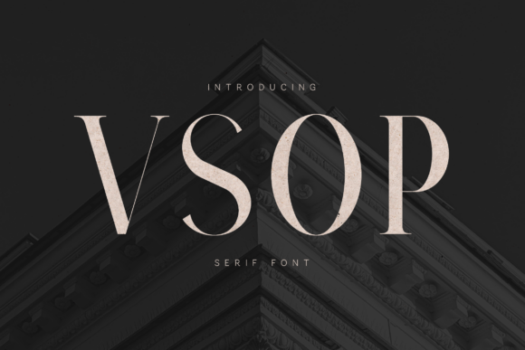 Timeless Editorial Design with the Vsop Serif Font