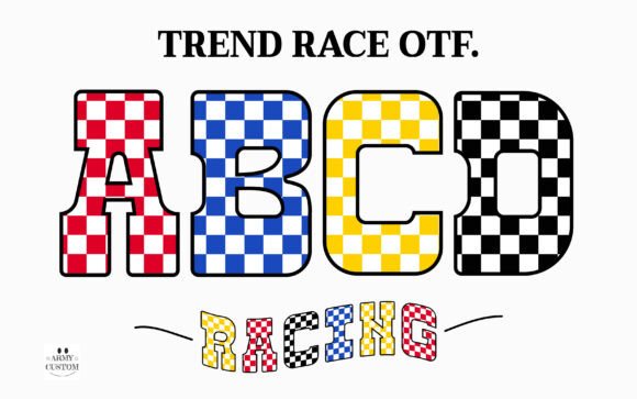 Trend Race Font: Bold Typography for Digital Campaigns