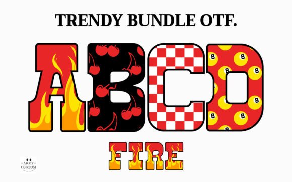 Trendy Set 5: A Bold Font Choice for Modern Web Design